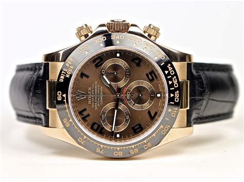 rolex daytona leather strap gold|genuine rolex leather watch straps.